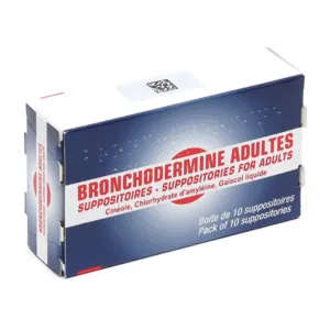 Bronchodermine Adultes suppositoire pour bronchite