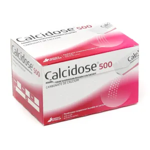 Calcidose 500 mg poudre carence en calcium
