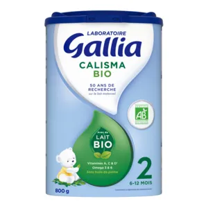 Lait Gallia  2ème âge Calisma Bio