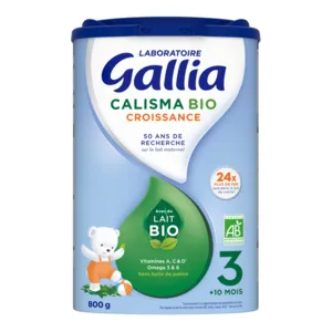 Gallia  Lait Gallia 3ème âge Calisma Bio Croissance