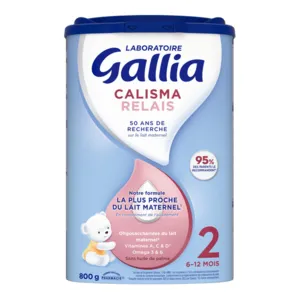 Lait Gallia 2ème âge Calisma Relais