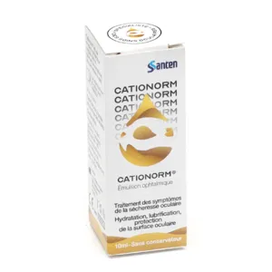 Cationorm collyre pour yeux secs