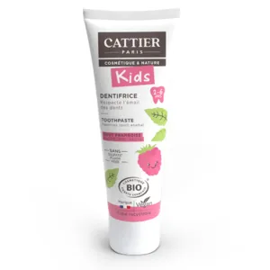 Dentifrice enfants Cattier Framboise Bio