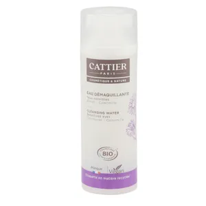 Eau démaquillante Cattier pour yeux sensibles bio