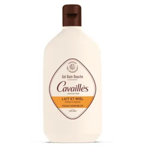 Gel surgras bain et douche Cavaillès lait et miel