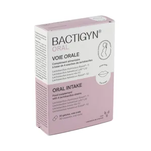 Gélules Bactigyn oral flore vaginale