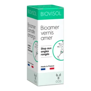 Vernis amer Bioamer Biovisol ongles rongés