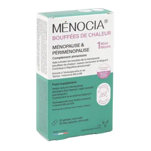 Ménocia Ménopause Bouffées de chaleur gélules
