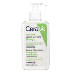 Crème moussante CeraVe nettoyante hydratante