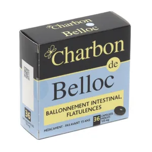 Caspsule Charbon Belloc Ballonnement