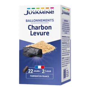 Charbon Levure de Juvamine en cas de gaz intestinaux
