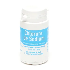 Chlorure de sodium en comprimés de 500 mg