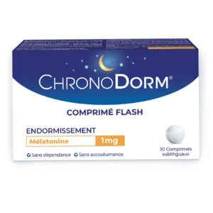 Chronodorm comprimés flash sublinguaux de mélatonine