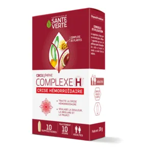 Complexe H suppositoires pour hémorroïdes Circulymphe