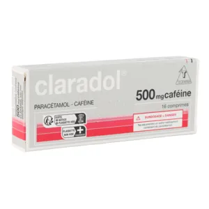 Medicament Claradol caféine comprimé
