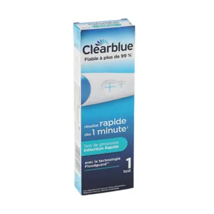 Clearblue Plus test de grossesse avec résultat rapide