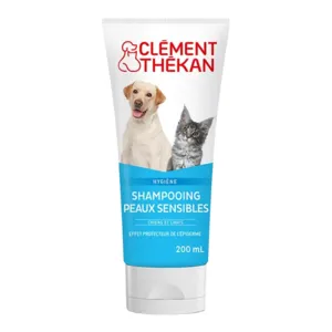Clément Thékan shampoing chien à la peau sensible