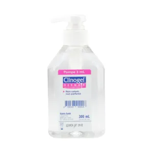 Clinogel Derma + gel hydro alcoolique pour les mains