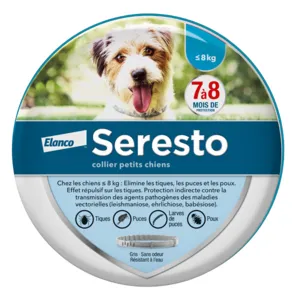 Seresto collier anti puce petit chien