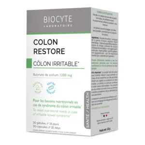Biocyte Colon Restore gélules Syndrome intestin irritable