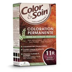 Color et Soin 3 Chenes couleur cheveux rouge myrtille