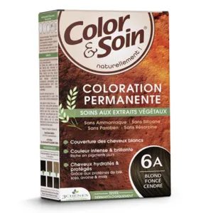 Coloration Les 3 chênes Color et Soin blond foncé cendré 6A