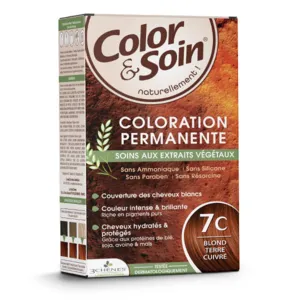 Les 3 Chênes Color et Soin Blond terre cuivré 7C coloration cheveux