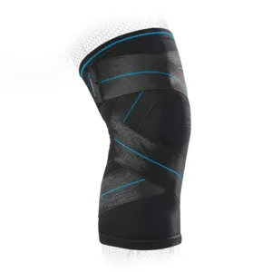 Compex Activ Knee+ genouillère compressive sangles croisées