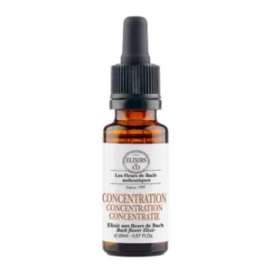 Elixirs & Co Gouttes Fleurs de Bach Concentration Bio