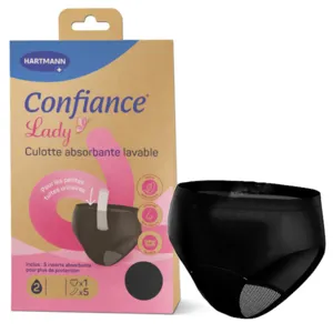 Culotte absorbante lavable Confiance Lady fuites urinaires