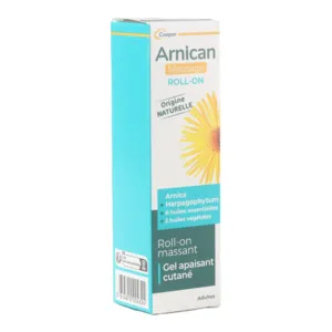 Arnican roll on de massage gel cutané apaisant