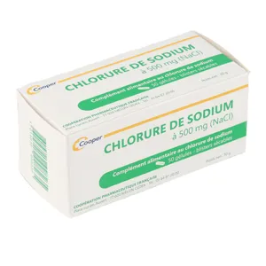 Chlorure de sodium 500 mg Cooper