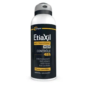Déodorant Homme protection 48h peaux sensibles Etiaxil