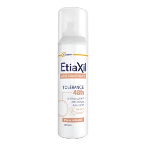 Spray déodorant Etiaxil Anti-transpirant Tolérance 48h