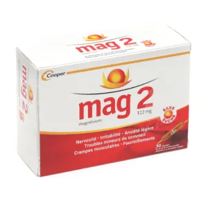 Mag 2 ampoule magnésium