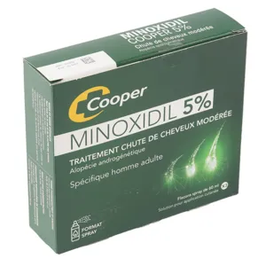 Minoxidil 5% Cooper Alopécie
