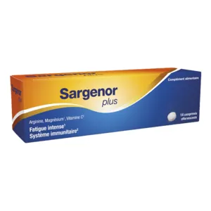 Sargenor Plus Vitamine C Magnésium Comprimés effervescents