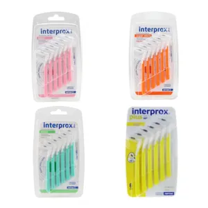 Brossettes interdentaires Plus 90° cylindriques Interprox Crinex