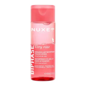 Démaquillant Waterproof biphase Nuxe Very Rose Yeux et Lèvres