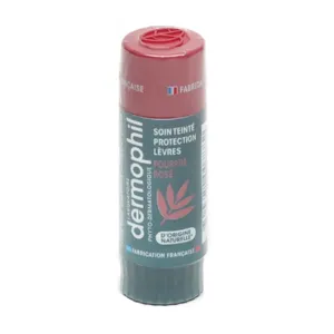 Dermophil Indien stick levre protection teinté pourpre rosé