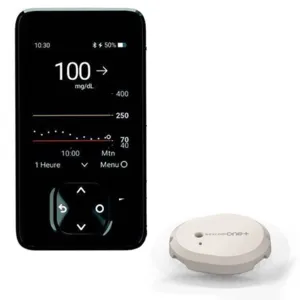Dexcom One+ récepteur mesure glycémie