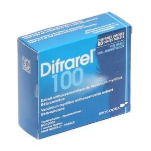 Difrarel 100mg comprimés pour jambes lourdes