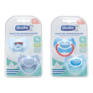 Sucette Dodie physiologique silicone +6 mois