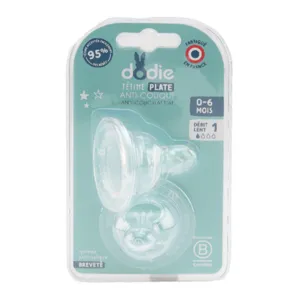 Tétine plate col large Dodie