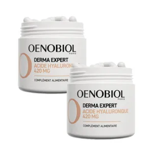Gélules anti âge Oenobiol Acide hyaluronique 420 mg