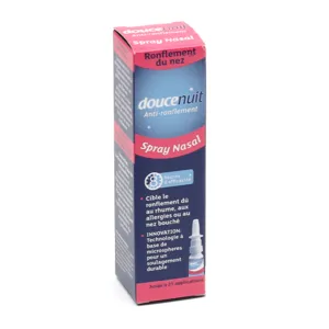 Spray nasal Douce Nuit contre le ronflement
