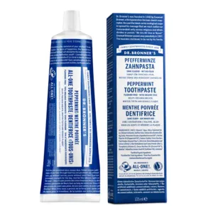Dentifrice sans fluor Menthe poivrée Dr Bronner's