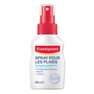 Spray Elastoplast antiseptique pour les plaies