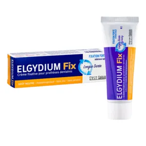Elgydium Fix Fixation Forte Crème fixative pour prothèse dentaire