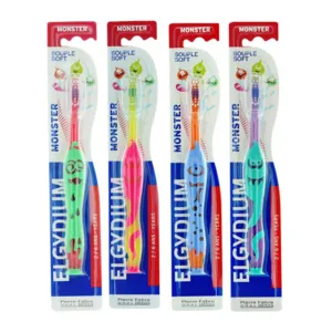 Brosse à dents Monster pour enfants de la gamme Elgydium Kids